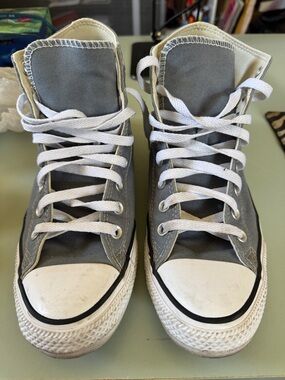 Converse All Star High-Top Sneakers - Lunar Gray/Unisex Men's 8.5, Women's 10.5